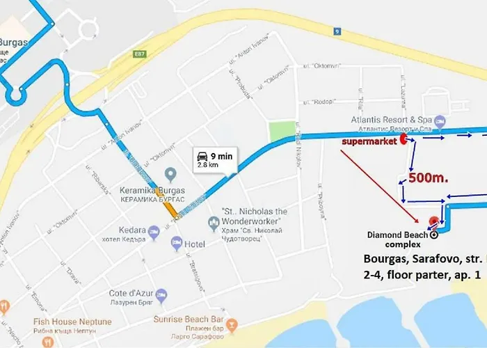 Apartmán Diamond №1 - Relax Views Sea And Pool Burgas City